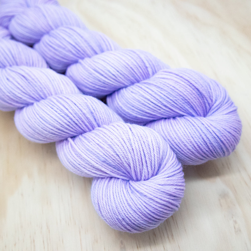 Cloud Nine | Neon Lavender Hand Dyed Yarn – Pineapple Yarn