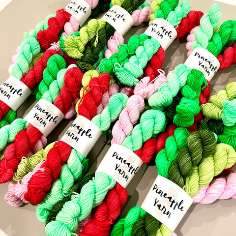 Palm Tree Christmas Palette Mini Skein Set