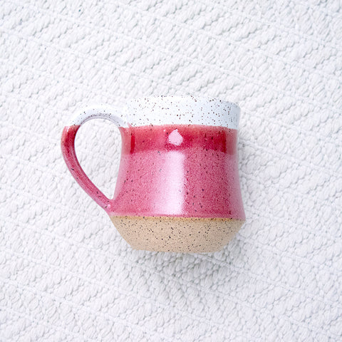 Raspberry Color Glaze Mug