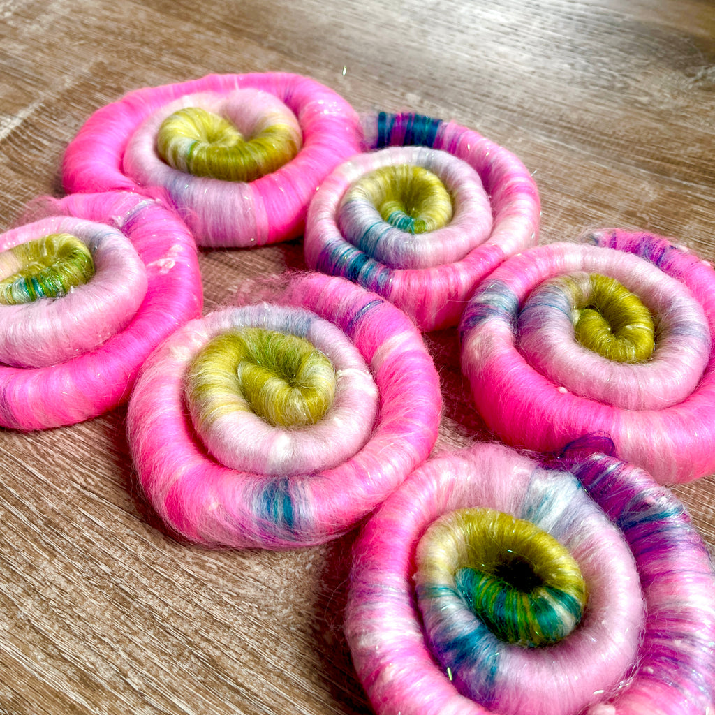 OOAK Rolags for Spinning