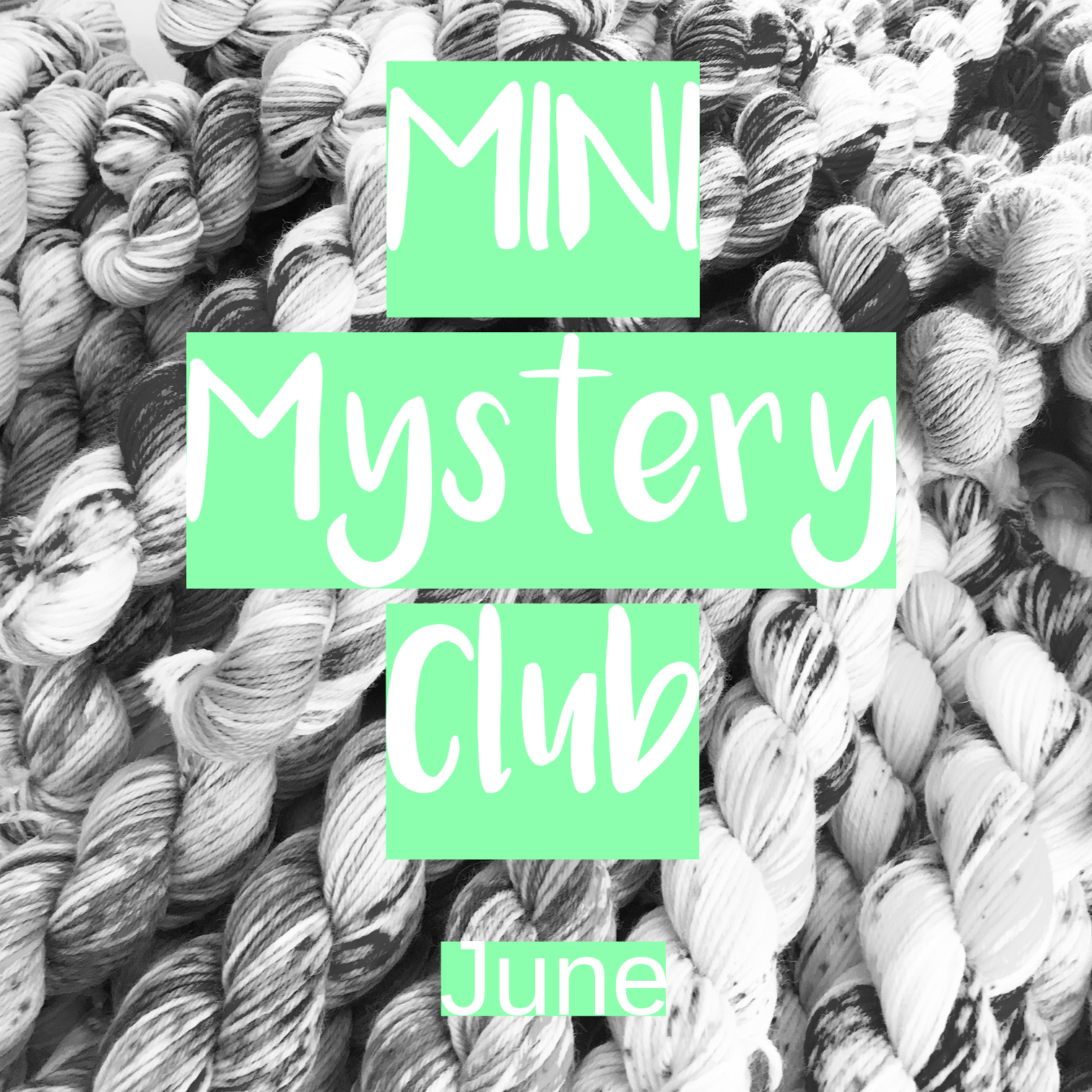 MINI Mystery Yarn Club – Monthly Hand Dyed Mini Skeins Subscription