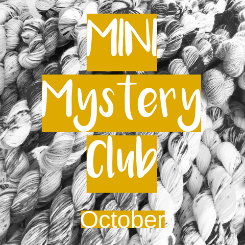 Mini Mystery Yarn Club – Monthly Hand Dyed Mini Skeins Subscription