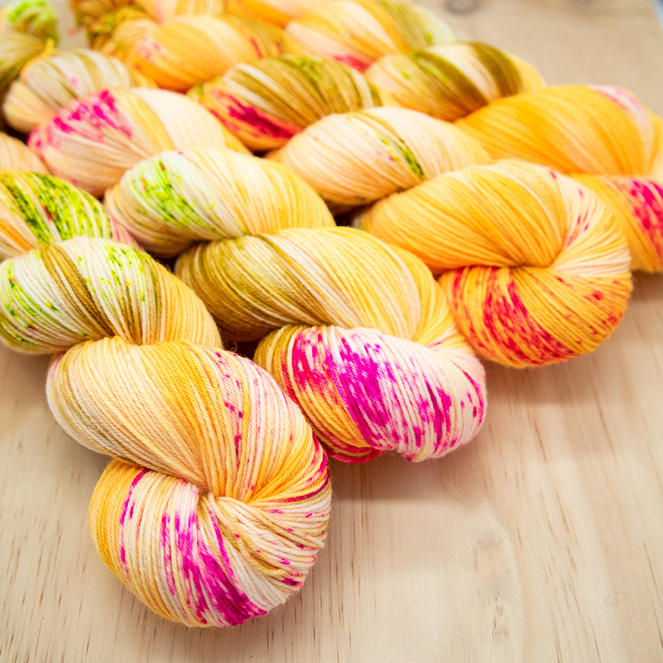 Speckled Yarn - Choose Your Own Color! Dyed to Order
