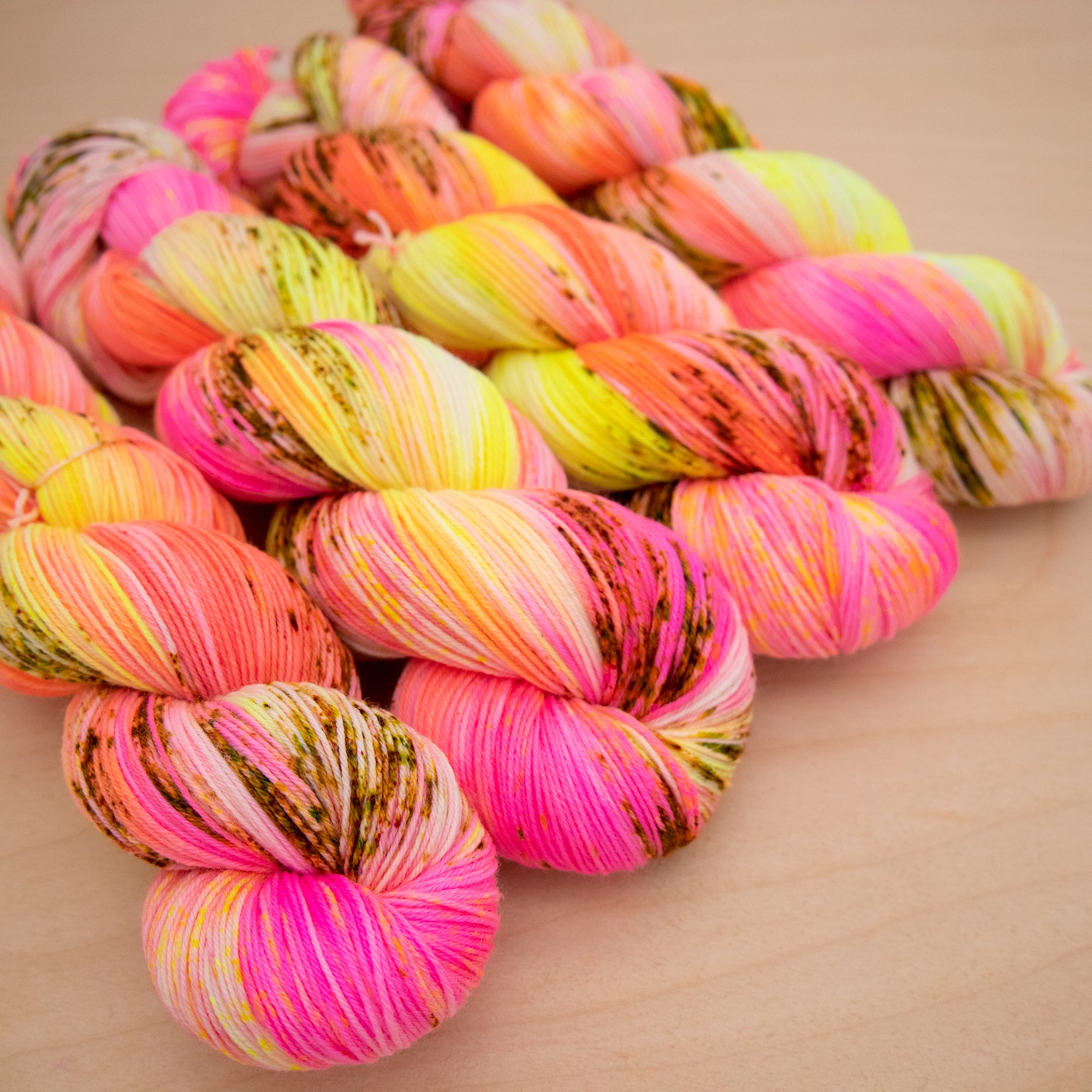 Speckled Yarn - Choose Your Own Color! Dyed to Order