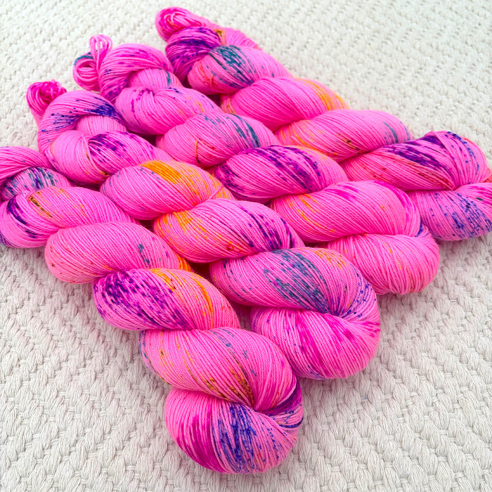 Speckled Yarn - Choose Your Own Color! Dyed to Order