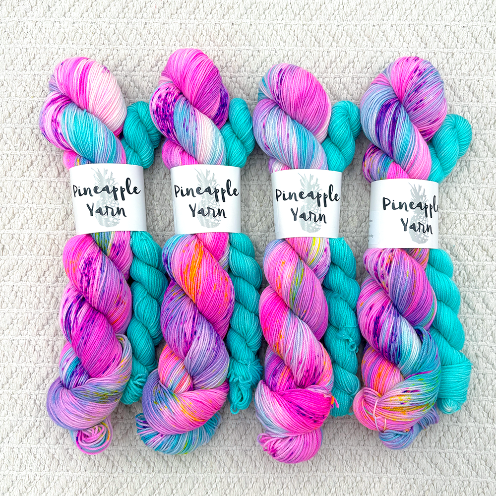 Pink Seaglass Sock Set