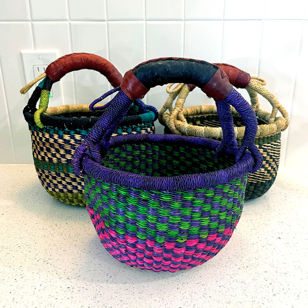 Small Project Basket with Handle