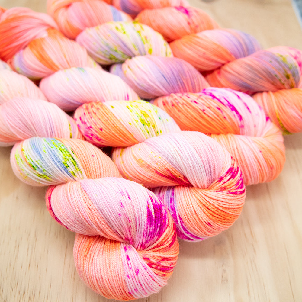 Speckled Yarn - Choose Your Own Color! Dyed to Order