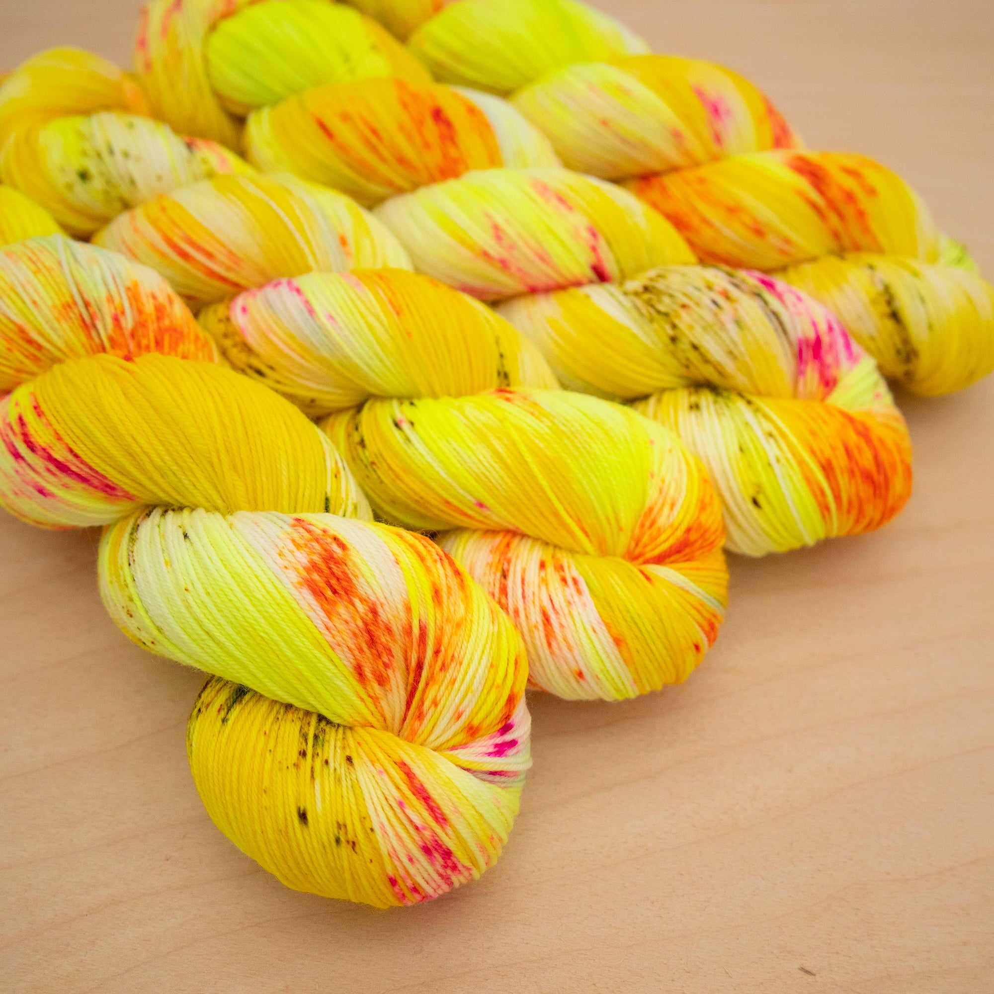 Speckled Yarn - Choose Your Own Color! Dyed to Order